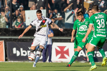 Rio, Brazil - July 31, 2022: Gabriel PEC player in match between vasco vs Chapecoense by 22nd round Brazilian Championship B series, in Sao Januario Stadiumのeditorial素材