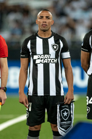 Rio, Brazil - May 04, 2023, Luis Henrique player in match between Botafogo (BRA) vs LDU (EQu) by Sudamerica Cup, group stage in Nilton Santos Stadiumのeditorial素材