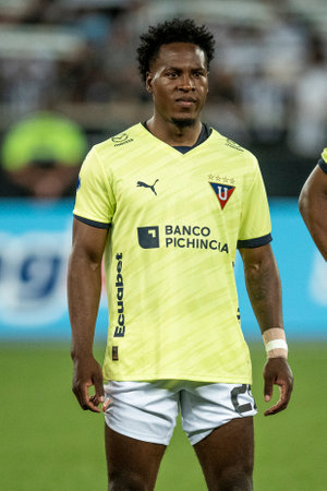 Rio, Brazil - May 04, 2023, Jhojan Julio player in match between Botafogo (BRA) vs LDU (EQu) by Sudamerica Cup, group stage in Nilton Santos Stadiumのeditorial素材