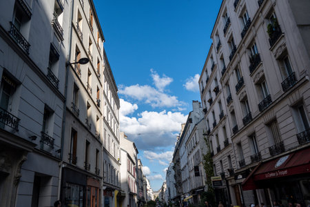 Paris, France, June 05 2024:- A view of Montparnasse district in Parisのeditorial素材