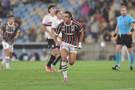 Rio, Brazil - November 27, 2025: Canobio player during the game between Fluminense 6 x 0 Sao Paulo by 36th round of Brazilian Championship at the Maracana stadiumのeditorial素材