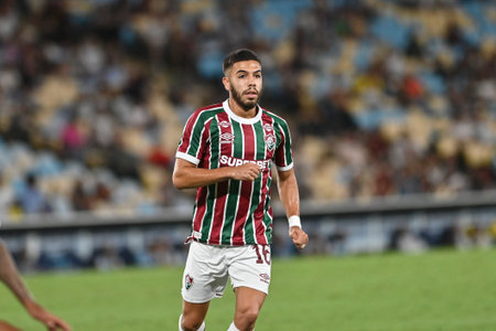 Rio, Brazil - November 27, 2025: Nonato player during the game between Fluminense 6 x 0 Sao Paulo by 36th round of Brazilian Championship at the Maracana stadiumのeditorial素材