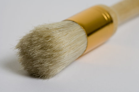 Close up of paint brush