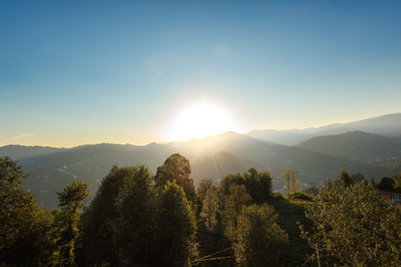 Sunset in the mountains of KaÃ§kars, Rize, Turkey