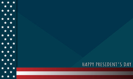 Happy President's Day background with copy space area. Suitable for President's Day's eventのイラスト素材