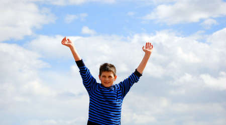 Happy boyの写真素材