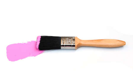 paintbrush and paintの写真素材