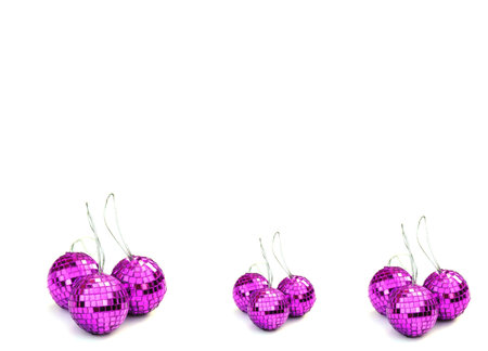 pink baubles