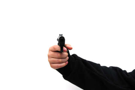 gun crimeの写真素材