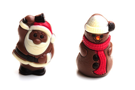 chocolate figuresの写真素材