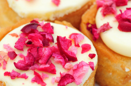 close up of cakes
