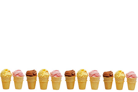 ice creamsの写真素材