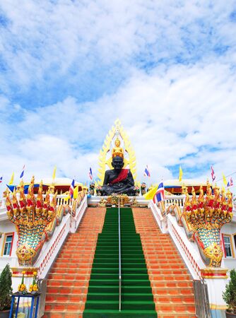 buddha statue  in samutsongkram  thailandの写真素材