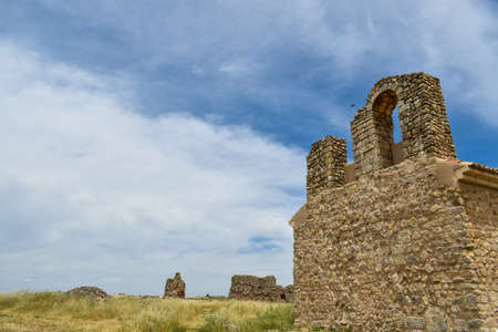 the ruins of a roman civilization in Cuenca, Spainのeditorial素材
