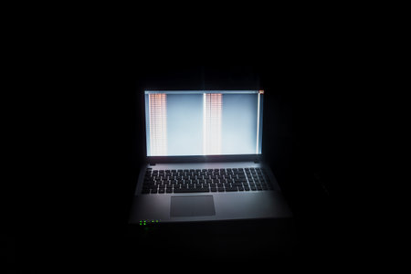 Russian hacker hacking the server in the dark
