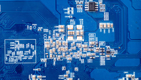 video card on a white backgroundの写真素材