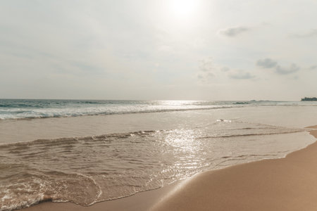 summer sand beach and sea background