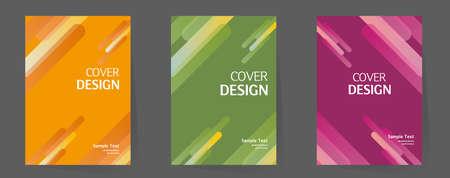 Cover design for annual report, brochure, catalog, and magazine.のイラスト素材