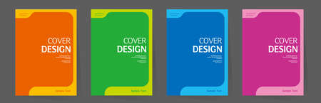 Cover design for annual report, brochure, catalog, and magazine.のイラスト素材