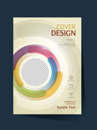 cover design for Annual report and Brochure, catalog, magazine.のイラスト素材