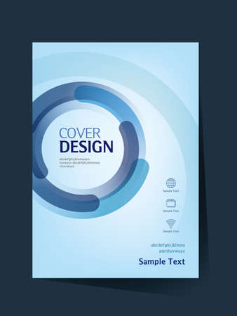 cover design for Annual report and Brochure, catalog, magazine.のイラスト素材