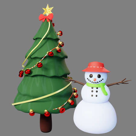 3d christmas iconの写真素材