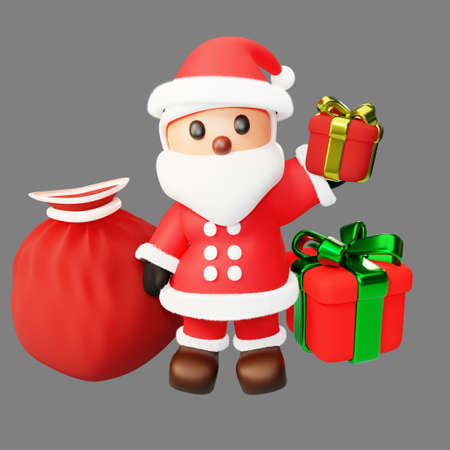 3d christmas iconの写真素材