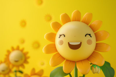 Capturing the Radiance of Summer: A Sunflower's Vibrant Blossom in Nature's Golden Embraceの素材
