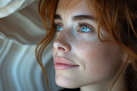 Pure Summer Beauty: Nature-Inspired Lips with Perfect Make-up, Radiating Glamorの素材