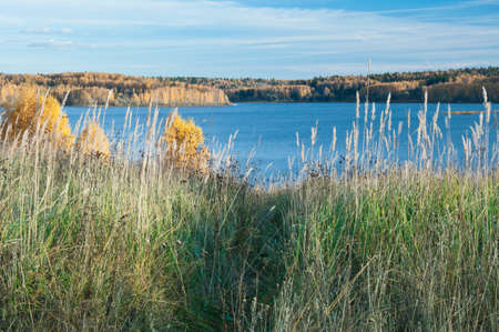Ozerninskoe Reservoir, Moscow Regionの写真素材
