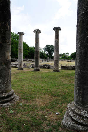Archaeological site of altilia sepinoの写真素材