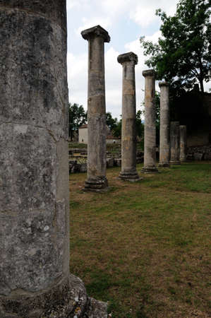 Archaeological site of altilia sepinoの写真素材