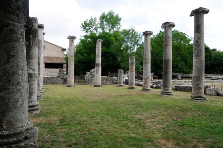 Archaeological site of altilia sepinoの写真素材