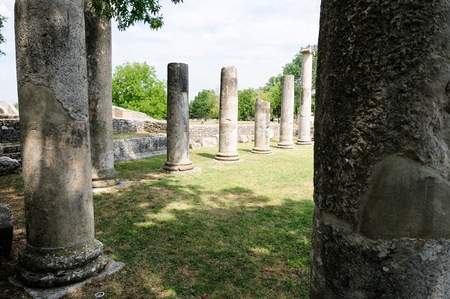 Archaeological site of altilia sepinoの写真素材