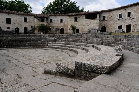 Archaeological site of altilia sepinoの写真素材
