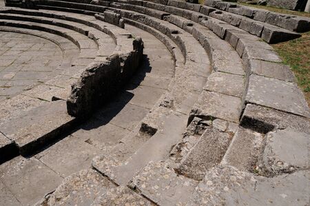 Archaeological site of altilia sepinoの写真素材