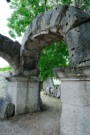 Archaeological site of altilia sepinoの写真素材