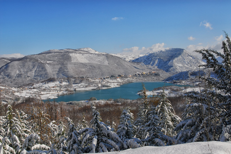 Castel San Vincenzo mainarde National Park Abruzzo Lazio Moliseの写真素材