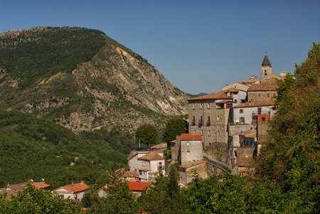 Castel San Vincenzo small village of Molise