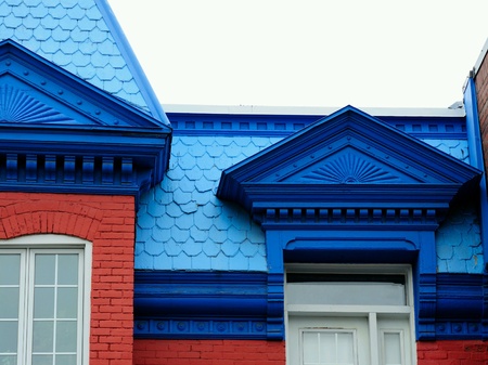 Montreal houses, Canadaの素材