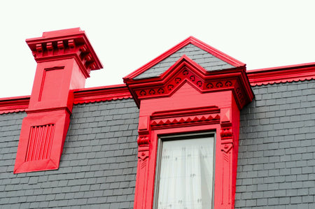 Montreal houses, Canadaの素材