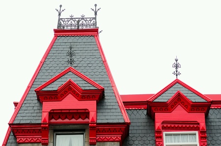 Montreal houses, Canadaの素材