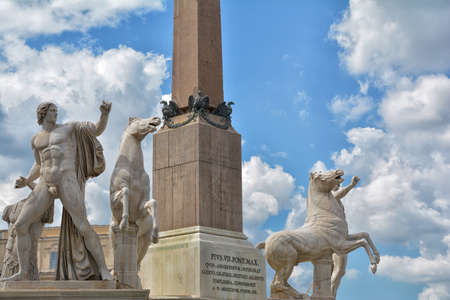 Historic center of the city of Rome, famous palaces and monuments, Rome, August 2018のeditorial素材