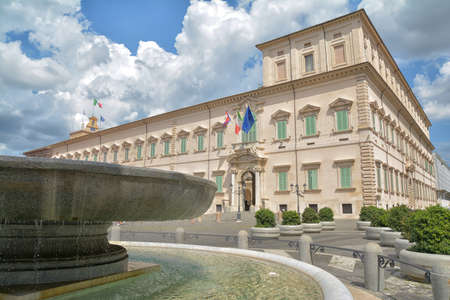 Historic center of the city of Rome, famous palaces and monuments, Rome, August 2018のeditorial素材