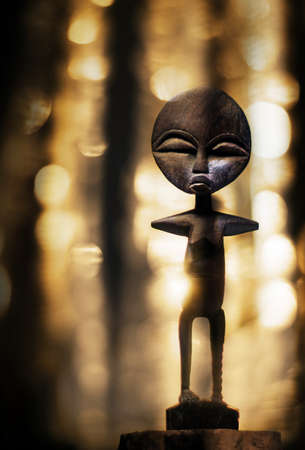 wooden dummyの写真素材