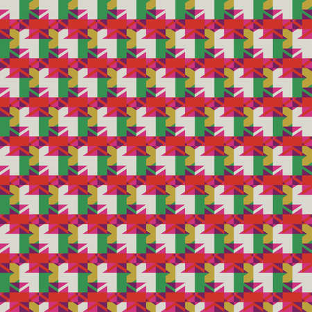 Abstract decorative geometric print  Seamless pattern   のイラスト素材
