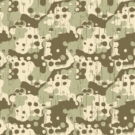 Abstract military camouflage texture  Seamless pattern  のイラスト素材
