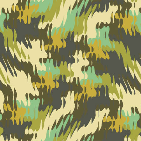 Abstract decorative refracted camouflage print  Seamless pattern  のイラスト素材