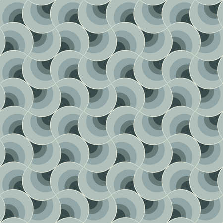 Abstract ornate geometric petals grid background  Seamless pattern  Vector のイラスト素材