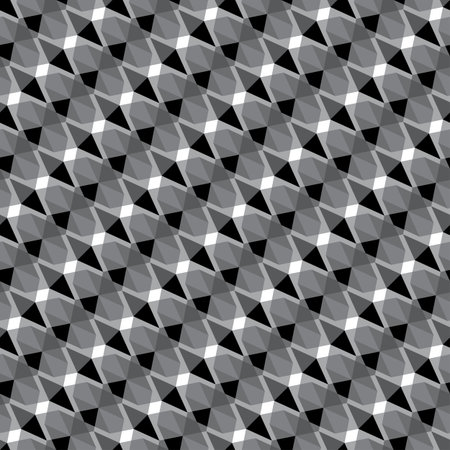 Abstract geometric clusters with a diagonal direction  Seamless pattern 